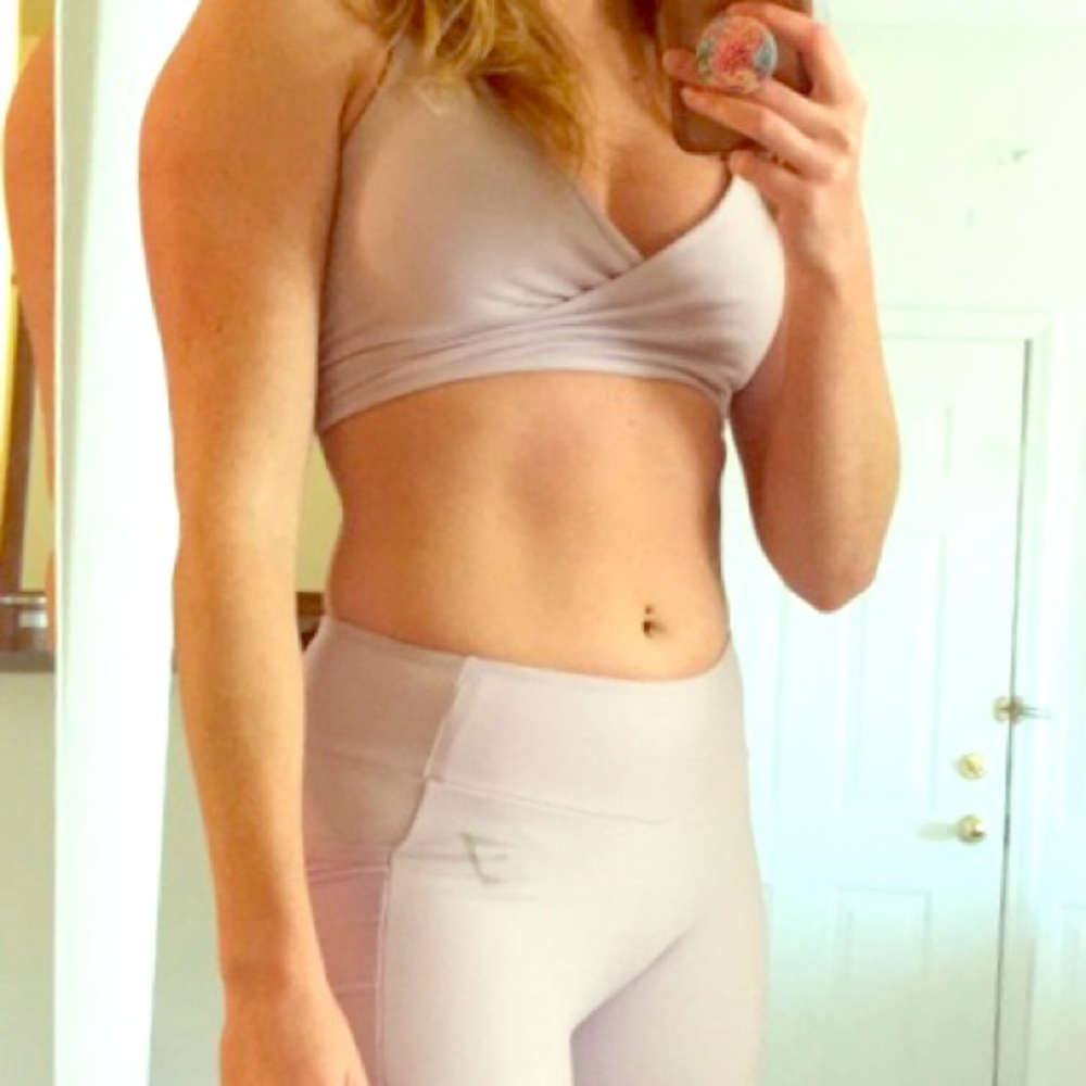 Gym shark criss cross sports bra